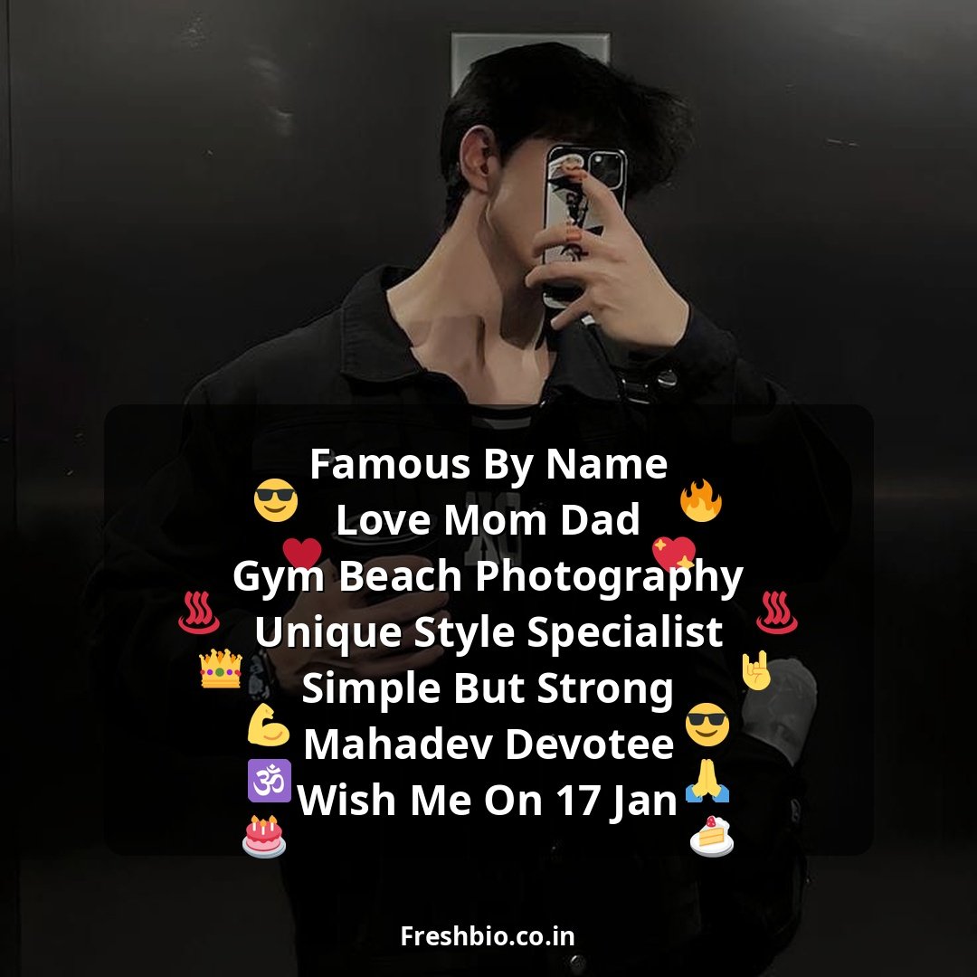 Instagram Bio For Boys